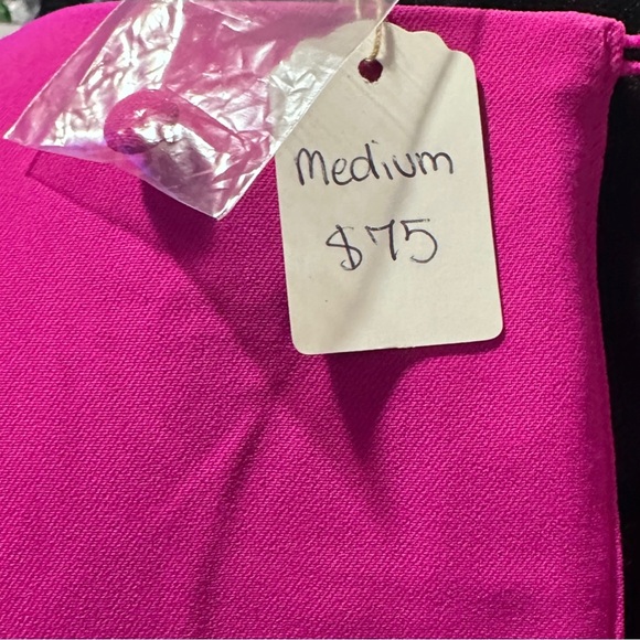 TCEC Fuchsia Dress with Elegant Details - Picture 6 of 7